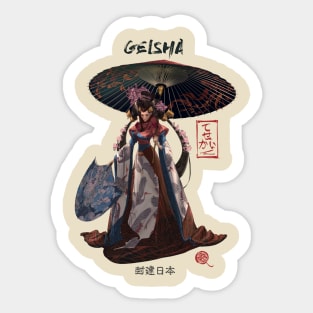 Geisha Sticker